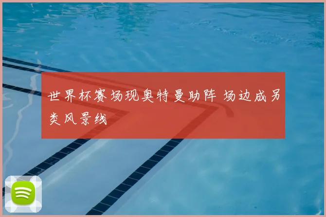 世界杯赛场现奥特曼助阵 场边成另类风景线