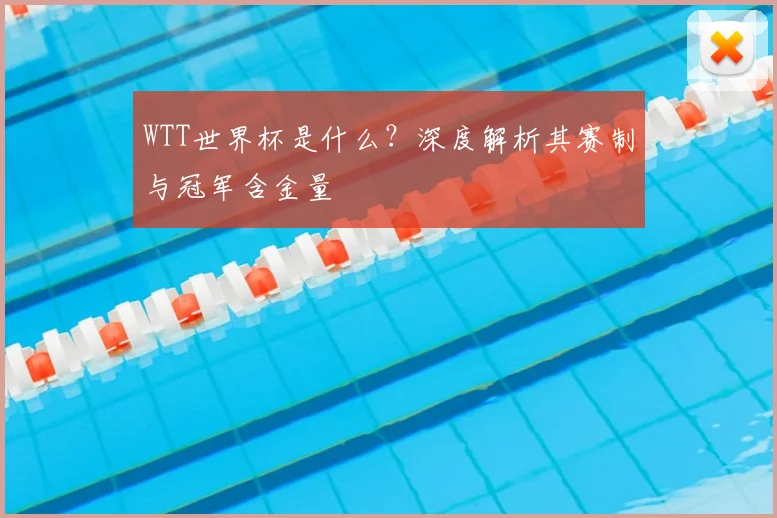 WTT世界杯是什么？深度解析其赛制与冠军含金量